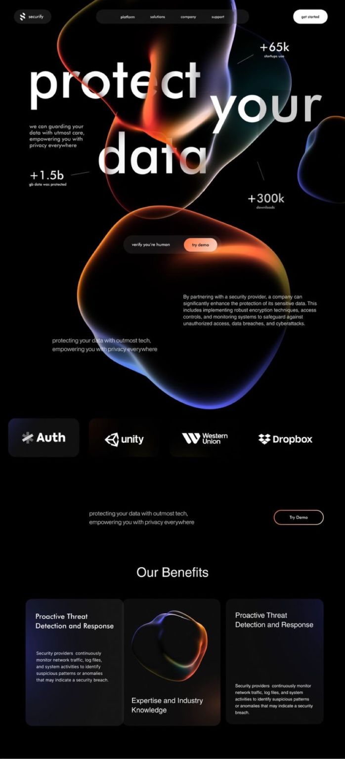 Data Protection Landing Page